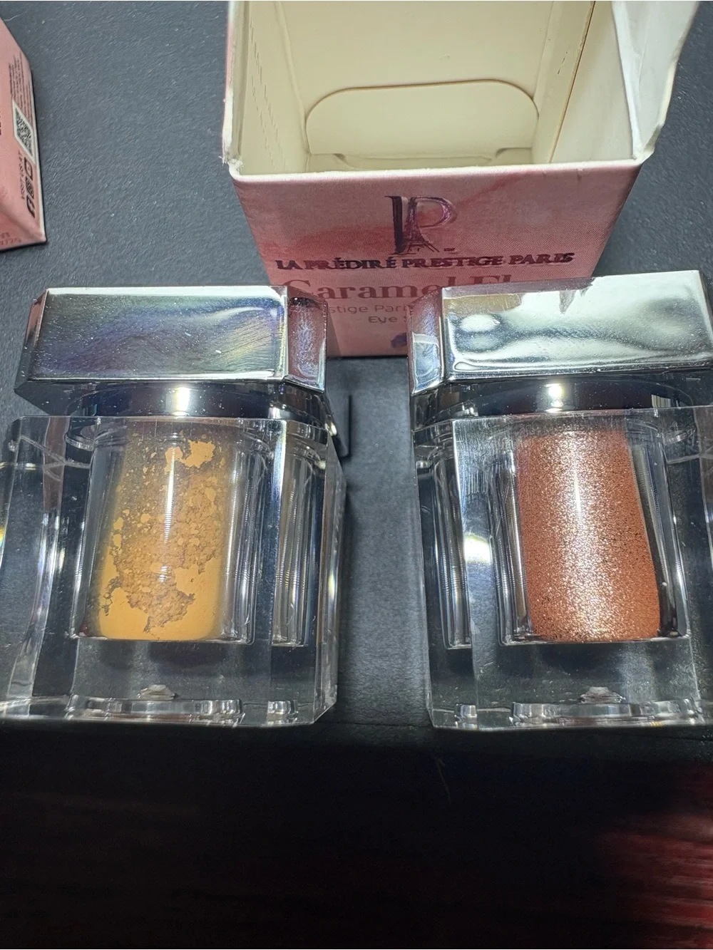 Prestige Paris Day Tripper & Caramel Flan Eyeshadow